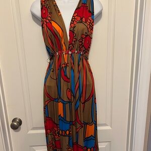 Mango Colorful Dress with gems
